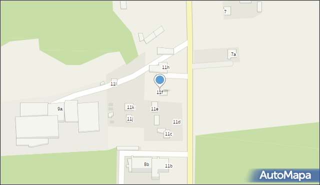 Adamów, Adamów, 11f, mapa Adamów