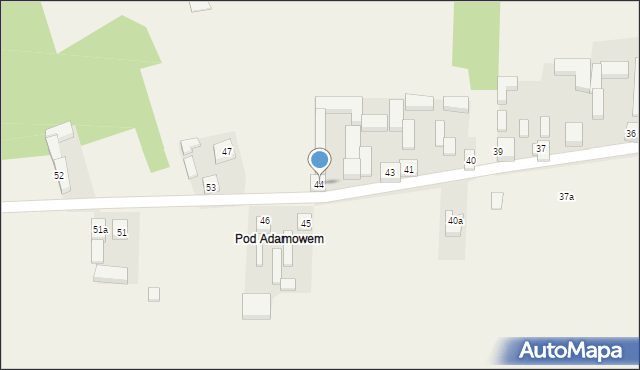 Adamów, Adamów, 44, mapa Adamów