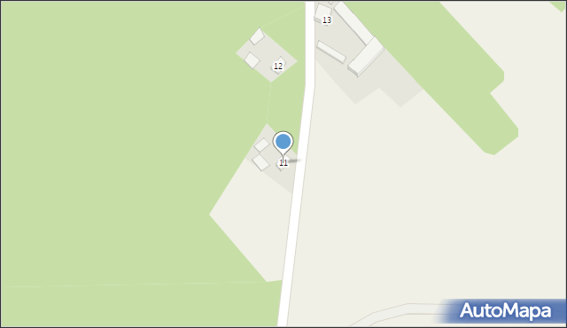 Adamów, Adamów, 11, mapa Adamów