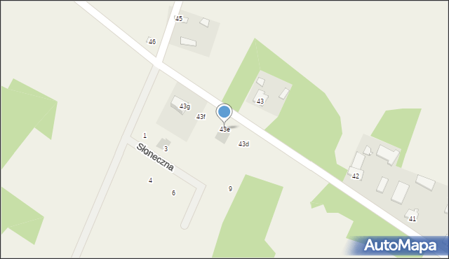 Adamowa Góra, Adamowa Góra, 43e, mapa Adamowa Góra