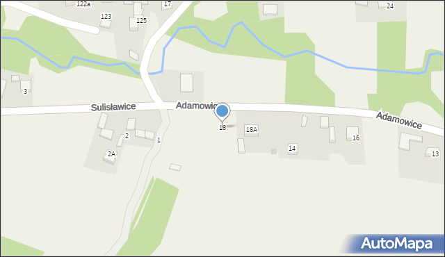 Adamowice, Adamowice, 18, mapa Adamowice