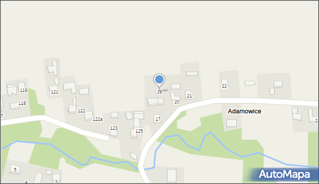 Adamowice, Adamowice, 19, mapa Adamowice