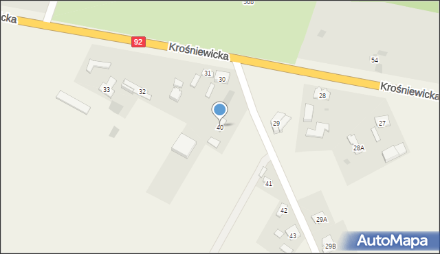 Adamowice, Adamowice, 40, mapa Adamowice