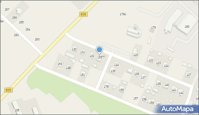 Adamówka, Adamówka, 133, mapa Adamówka