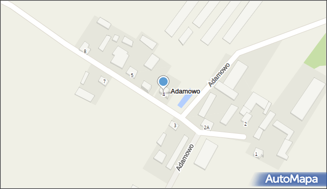 Adamowo, Adamowo, 4, mapa Adamowo