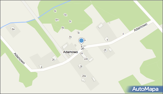 Adamowo, Adamowo, 6, mapa Adamowo