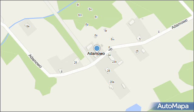 Adamowo, Adamowo, 7, mapa Adamowo