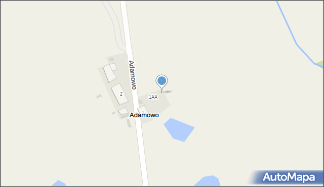 Adamowo, Adamowo, 1AB, mapa Adamowo