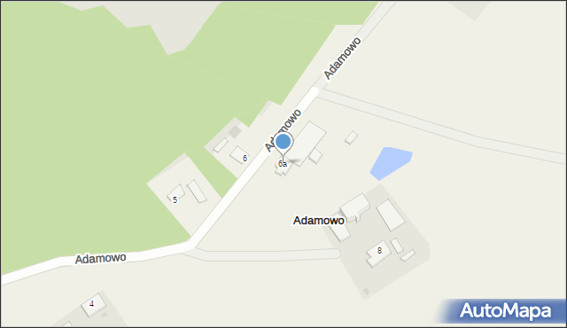 Adamowo, Adamowo, 6a, mapa Adamowo