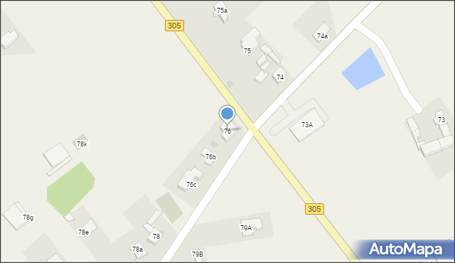 Adamowo, Adamowo, 76, mapa Adamowo