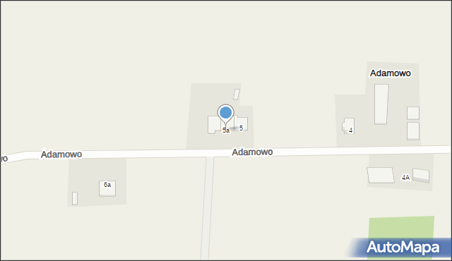 Adamowo, Adamowo, 5a, mapa Adamowo