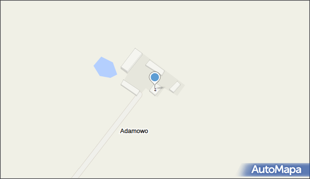 Adamowo, Adamowo, 4, mapa Adamowo