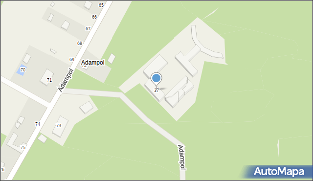 Adampol, Adampol, 37, mapa Adampol