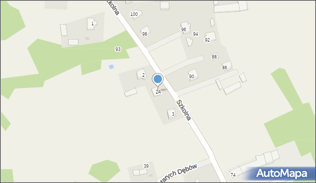 Adelin, Adelin, 2A, mapa Adelin