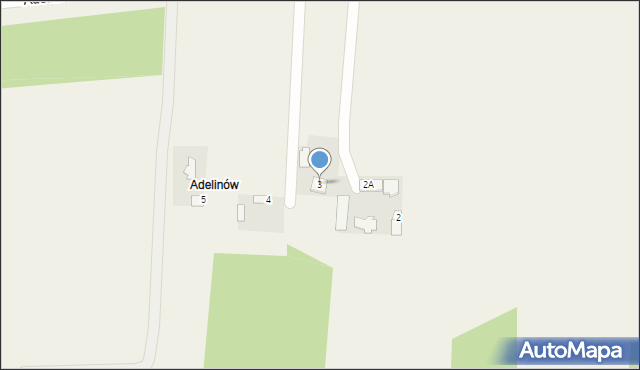 Adelinów, Adelinów, 3, mapa Adelinów