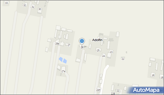 Adolfin, Adolfin, 26, mapa Adolfin