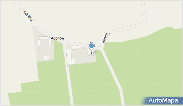 Adolfów, Adolfów, 4, mapa Adolfów