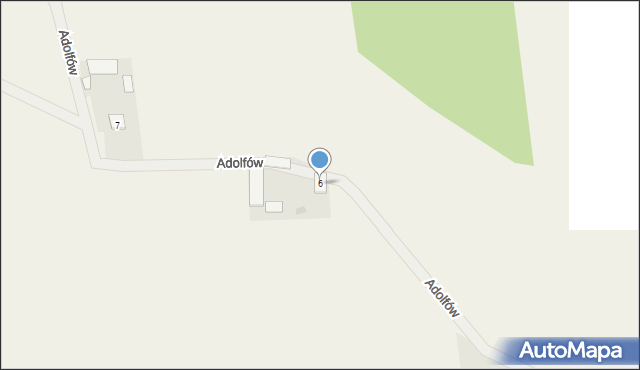 Adolfów, Adolfów, 6, mapa Adolfów