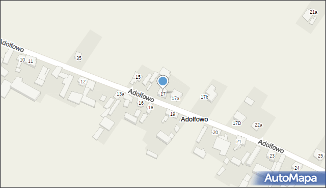 Adolfowo, Adolfowo, 17, mapa Adolfowo