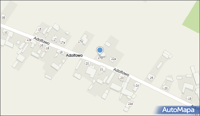 Adolfowo, Adolfowo, 17D, mapa Adolfowo