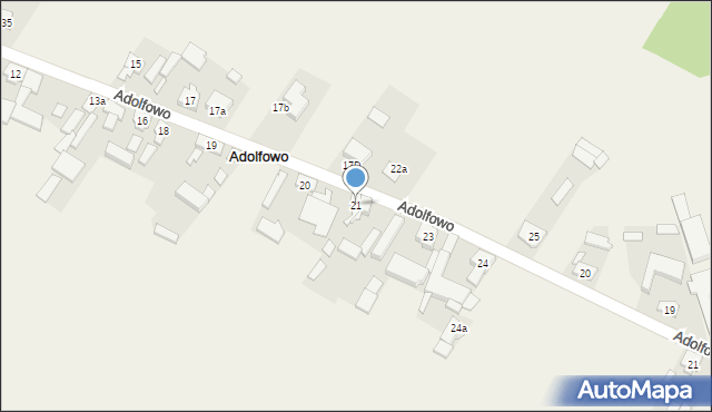 Adolfowo, Adolfowo, 21, mapa Adolfowo