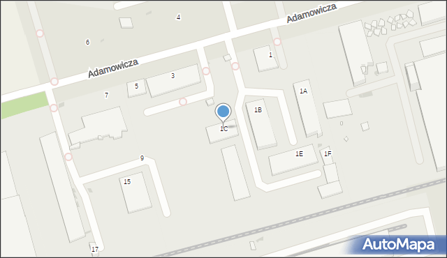 Góra Kalwaria, Adamowicza Norberta, 1C, mapa Góra Kalwaria