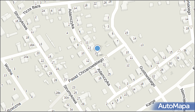 Opalenica, Adamczyka Ludwika, dr., 19, mapa Opalenica