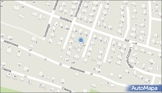 Tarnów, Adwentowicza Karola, 6, mapa Tarnów