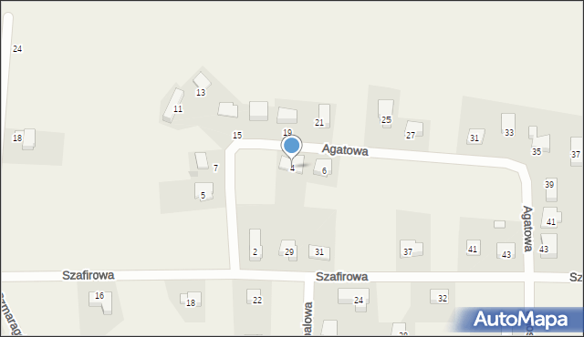 Dobrzykowice, Agatowa, 4, mapa Dobrzykowice