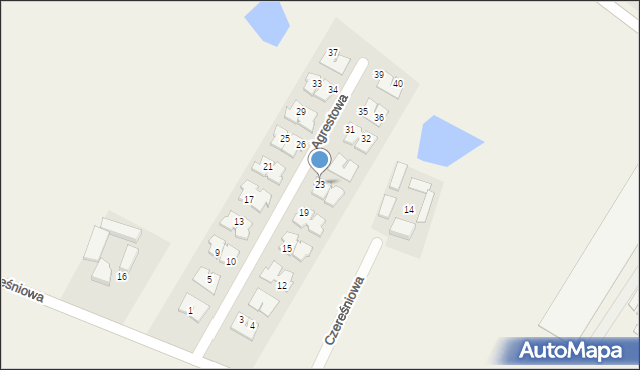 Kaźmierz, Agrestowa, 23, mapa Kaźmierz