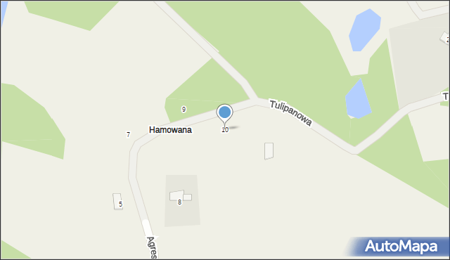 Kielno, Agrestowa, 10, mapa Kielno