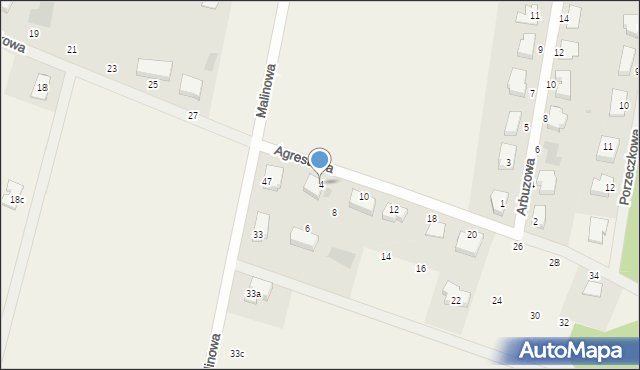 Wołczkowo, Agrestowa, 4, mapa Wołczkowo