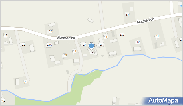 Aksmanice, Aksmanice, 16, mapa Aksmanice