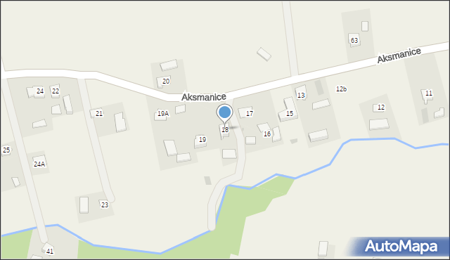 Aksmanice, Aksmanice, 18, mapa Aksmanice