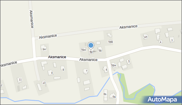 Aksmanice, Aksmanice, 59, mapa Aksmanice