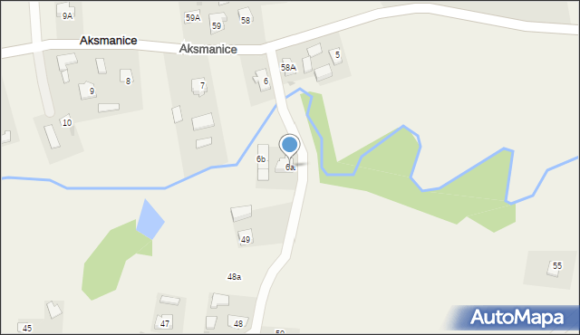 Aksmanice, Aksmanice, 6a, mapa Aksmanice