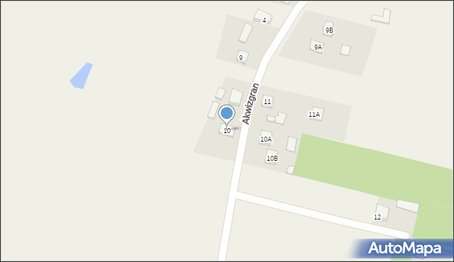Akwizgran, Akwizgran, 10, mapa Akwizgran