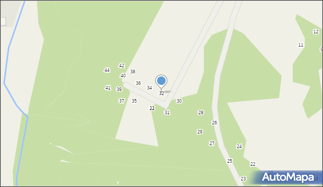 Będkowice, Akacjowa, 32, mapa Będkowice