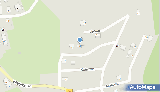 Boguszów-Gorce, Akacjowa, 2, mapa Boguszów-Gorce