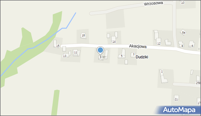 Gilowice, Akacjowa, 7, mapa Gilowice