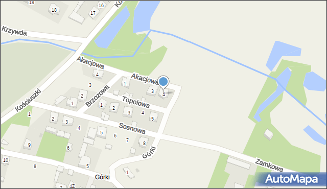 Iwanowice, Akacjowa, 4, mapa Iwanowice