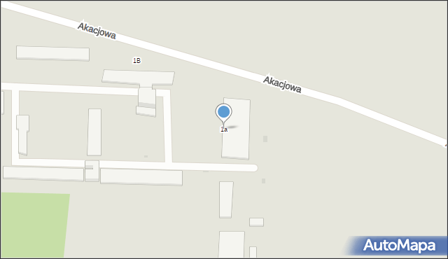 Kleszczele, Akacjowa, 1a, mapa Kleszczele