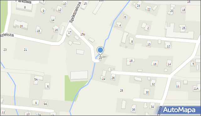 Korczyna, Akacjowa, 22, mapa Korczyna