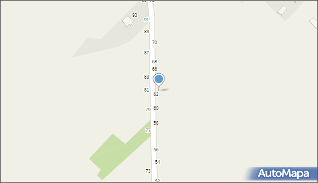 Maków-Kolonia, Akacjowa, 62, mapa Maków-Kolonia