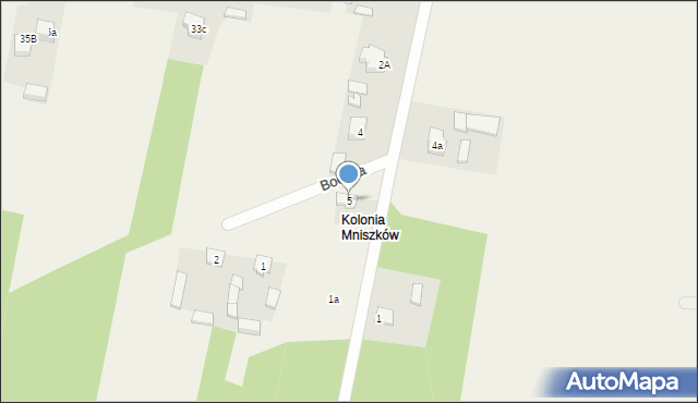 Mniszków, Akacjowa, 5, mapa Mniszków