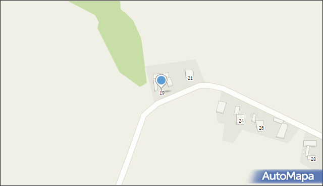 Mokrus, Akacjowa, 19, mapa Mokrus