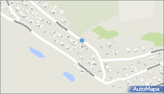 Nowy Dwór Mazowiecki, Akacjowa, 35, mapa Nowy Dwór Mazowiecki