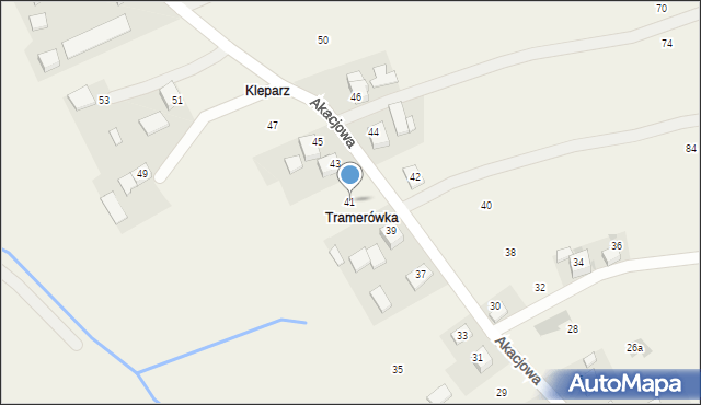 Piotrowice, Akacjowa, 41, mapa Piotrowice