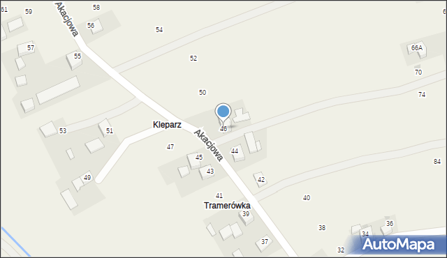 Piotrowice, Akacjowa, 46, mapa Piotrowice