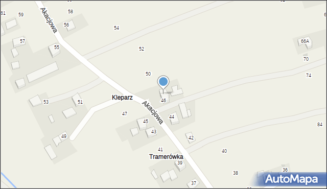 Piotrowice, Akacjowa, 48, mapa Piotrowice